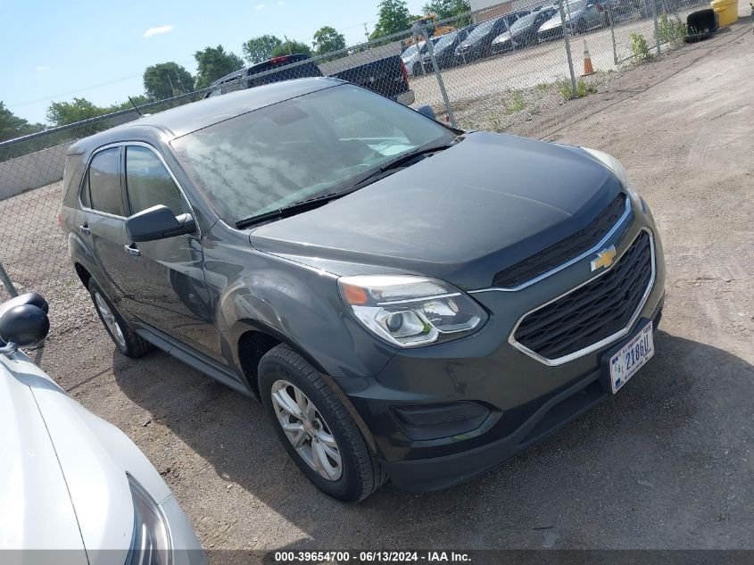 2017 Chevrolet Equinox Ls VIN: 2GNFLEEK4H6336799 Lot: 39654700