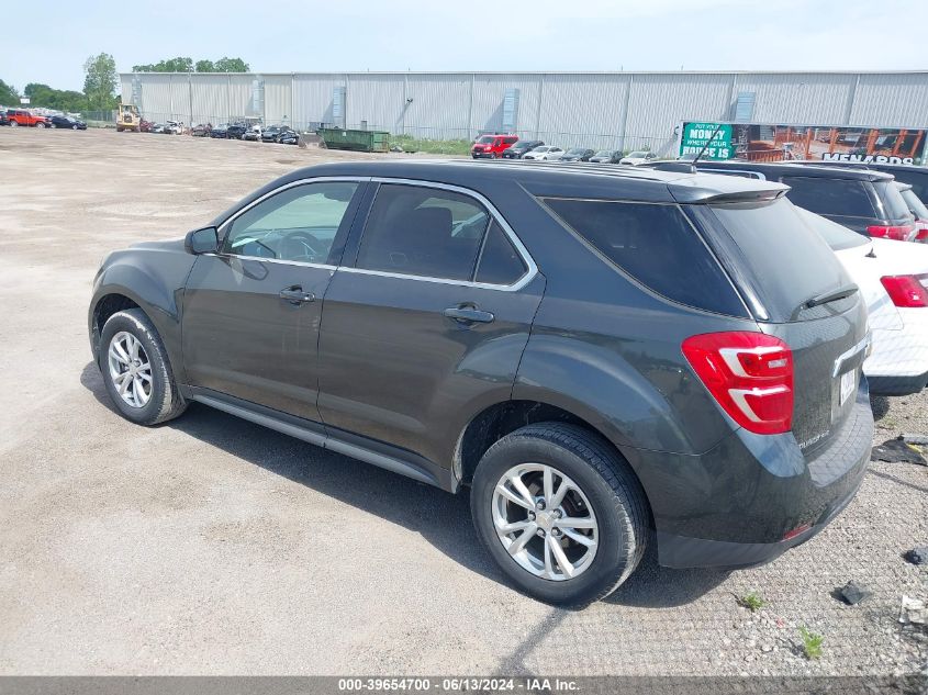 2017 Chevrolet Equinox Ls VIN: 2GNFLEEK4H6336799 Lot: 39654700