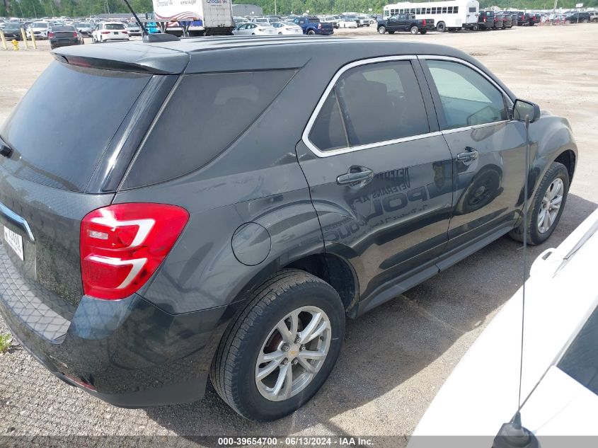 2017 Chevrolet Equinox Ls VIN: 2GNFLEEK4H6336799 Lot: 39654700