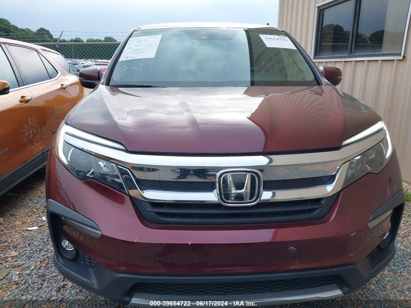 VIN 5FNYF5H59MB017935 2021 HONDA PILOT EXL
