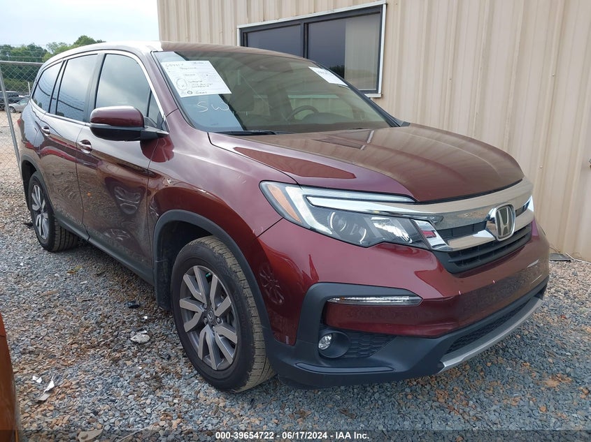 VIN 5FNYF5H59MB017935 2021 HONDA PILOT EXL