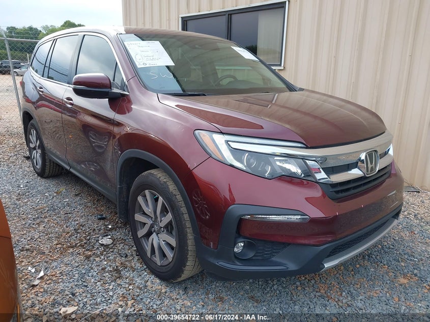 VIN 5FNYF5H59MB017935 2021 HONDA PILOT EXL