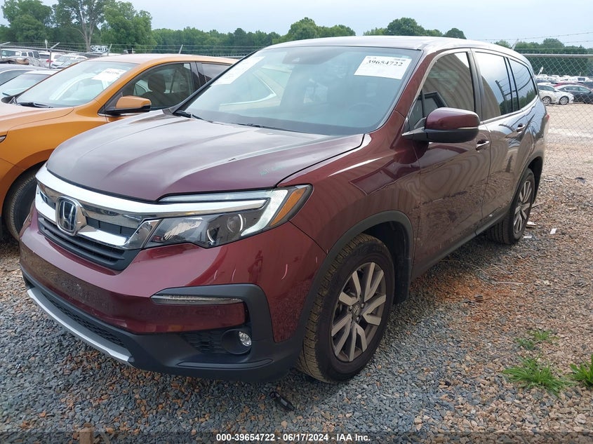 VIN 5FNYF5H59MB017935 2021 HONDA PILOT EXL