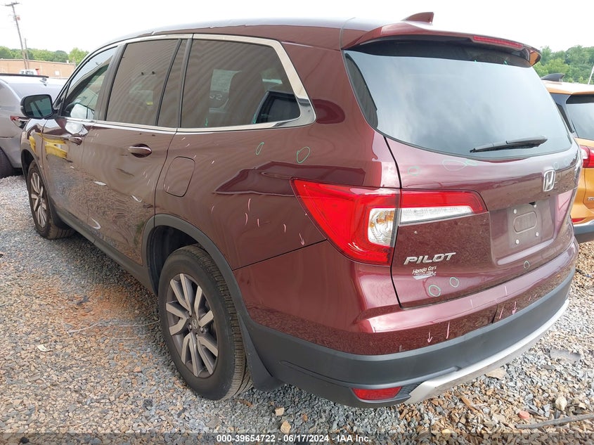 VIN 5FNYF5H59MB017935 2021 HONDA PILOT EXL