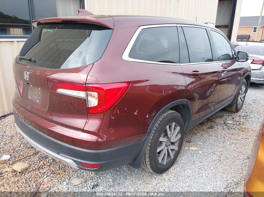 VIN 5FNYF5H59MB017935 2021 HONDA PILOT EXL