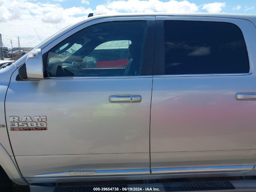 2018 Ram 3500 Limited Mega Cab 4X4 6'4 Box VIN: 3C63RRNL8JG221683 Lot: 39654738