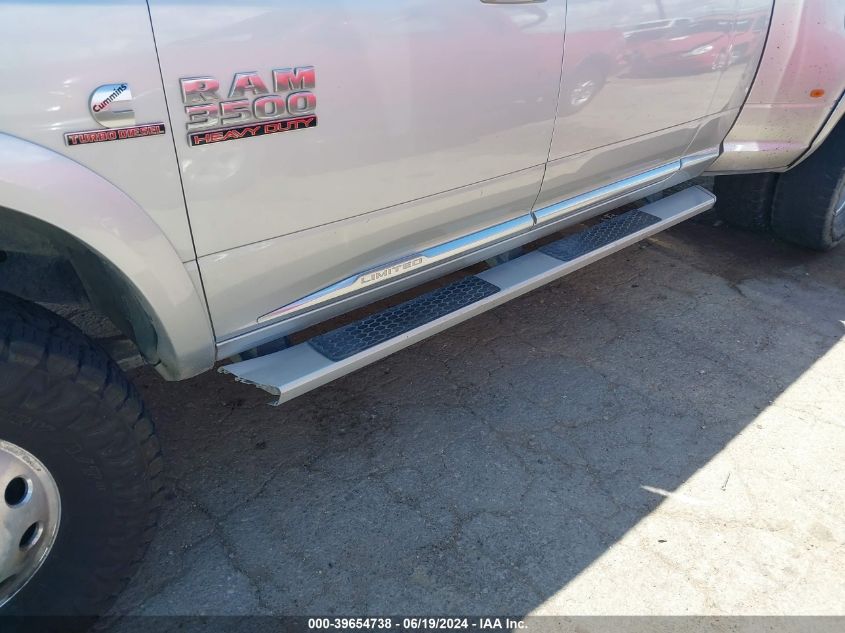 2018 Ram 3500 Limited Mega Cab 4X4 6'4 Box VIN: 3C63RRNL8JG221683 Lot: 39654738