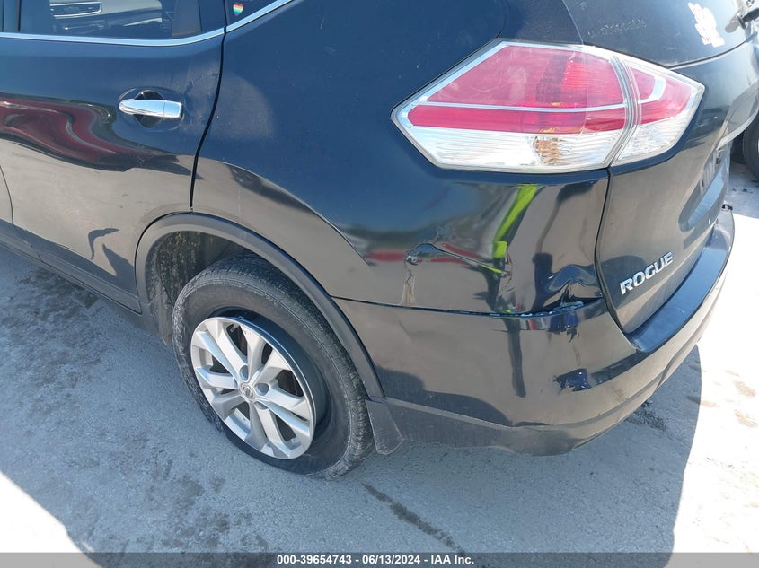 2016 Nissan Rogue Sv VIN: JN8AT2MV3GW147650 Lot: 39654743