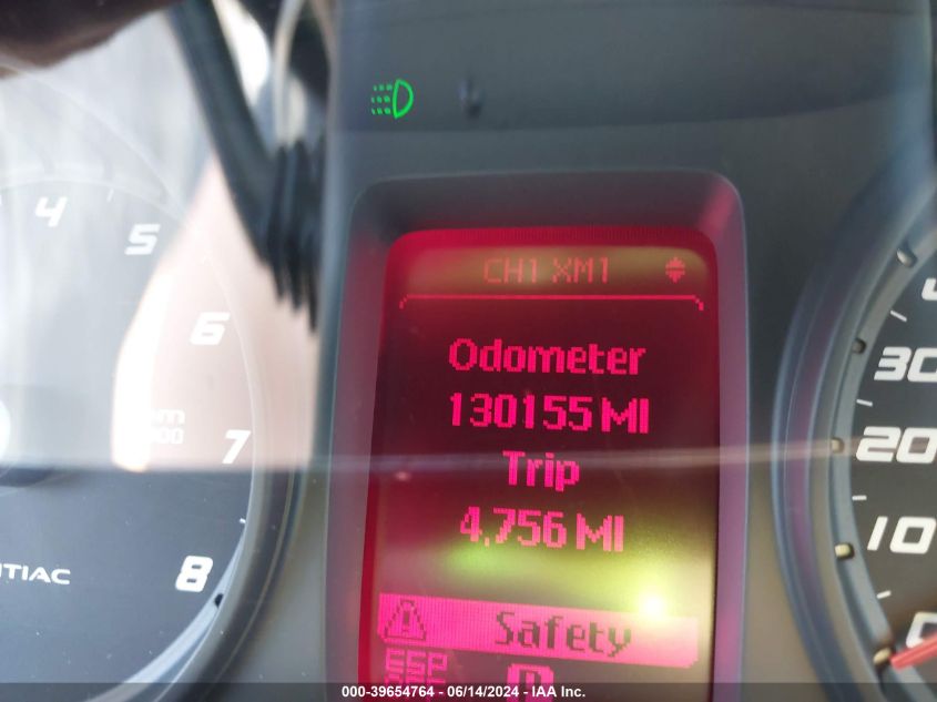 2009 Pontiac G8 Gt VIN: 6G2EC57Y29L304102 Lot: 39654764