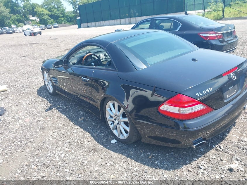 2007 Mercedes-Benz Sl 550 VIN: WDBSK71F77F134296 Lot: 39654783