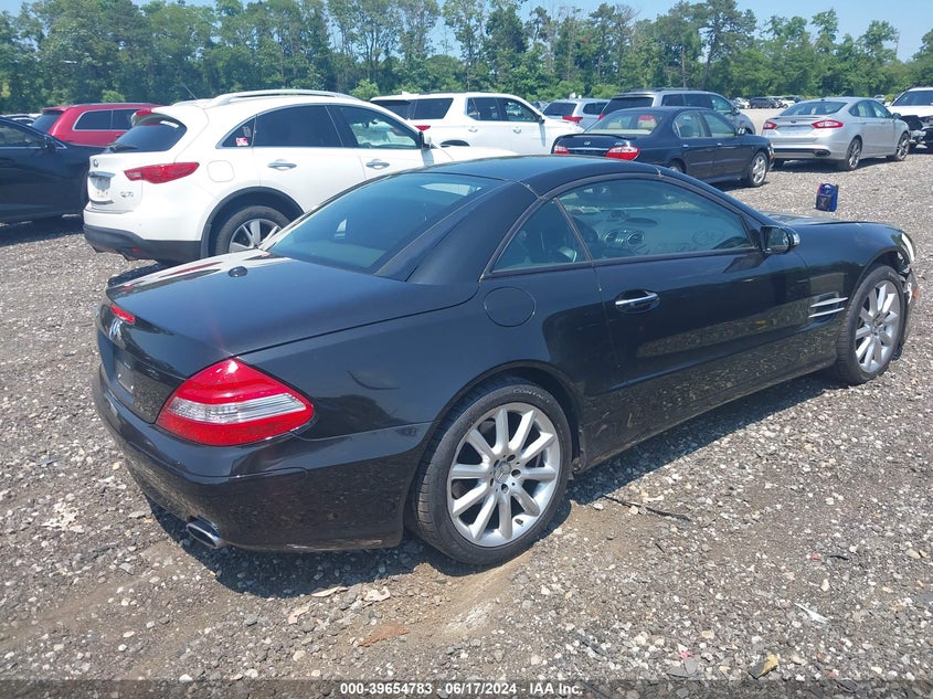 2007 Mercedes-Benz Sl 550 VIN: WDBSK71F77F134296 Lot: 39654783