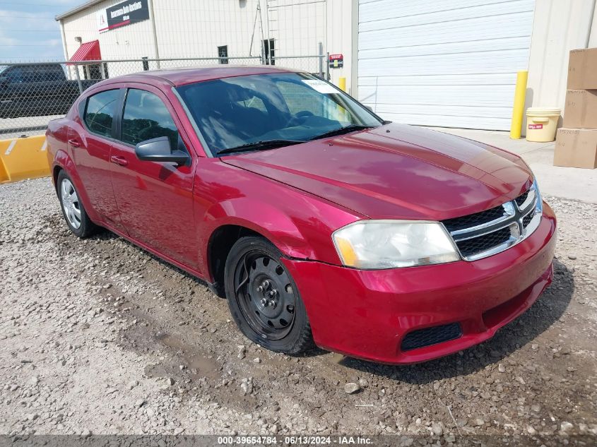 1C3CDZAB4EN168955 2014 Dodge Avenger Se