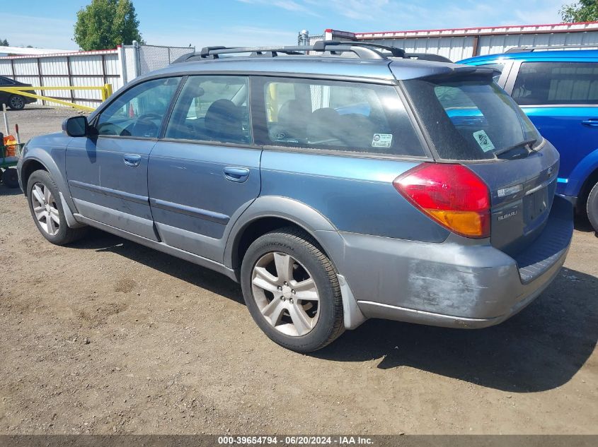 2005 Subaru Legacy Outback 2.5 Xt Limited VIN: 4S4BP67C554377975 Lot: 39654794