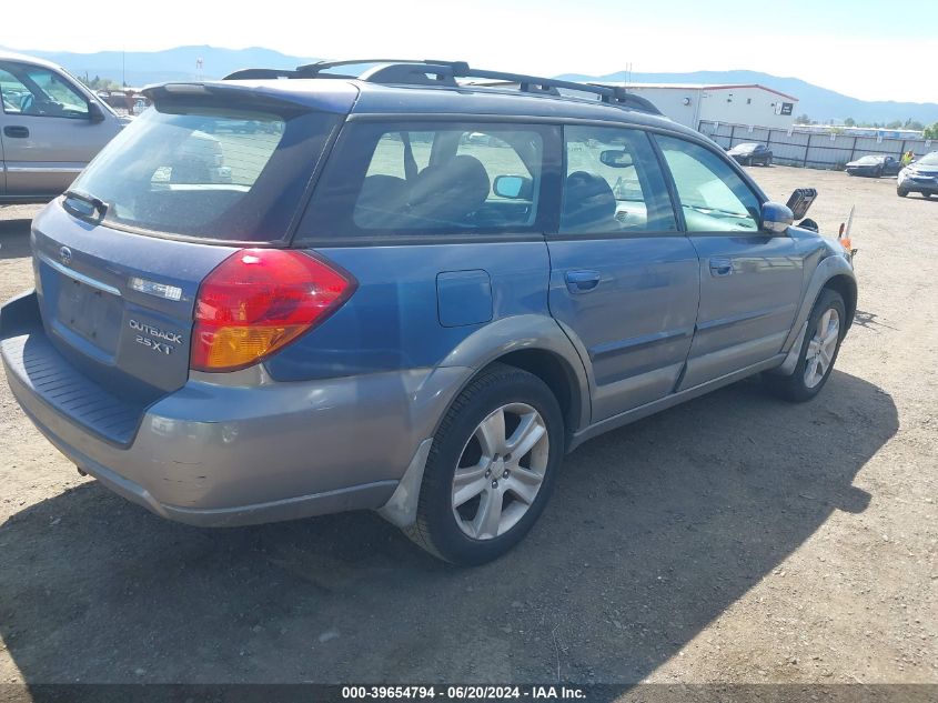 2005 Subaru Legacy Outback 2.5 Xt Limited VIN: 4S4BP67C554377975 Lot: 39654794