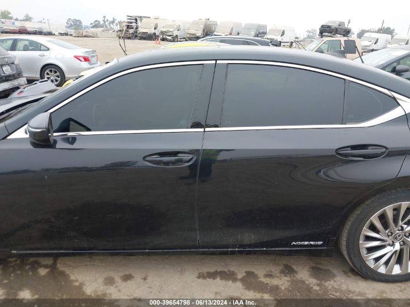 2022 Lexus Es 300H Luxury VIN: 58AEA1C12NU013947 Lot: 39654798
