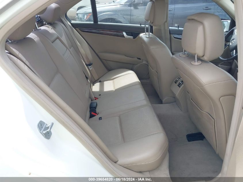 2012 Mercedes-Benz C 250 Luxury/Sport VIN: WDDGF4HB9CR202593 Lot: 39654820