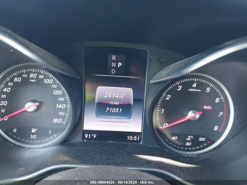 2016 Mercedes-Benz Glc 300 VIN: WDC0G4JB5GF071991 Lot: 39654824