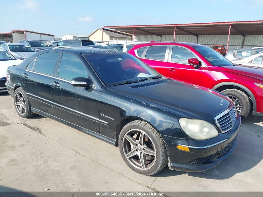 2003 Mercedes-Benz S 55 Amg VIN: WDBNG74JX3A375842 Lot: 39654835