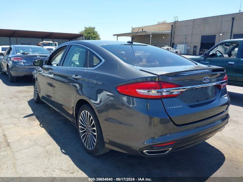 2018 Ford Fusion Titanium VIN: 3FA6P0D98JR197439 Lot: 39654840