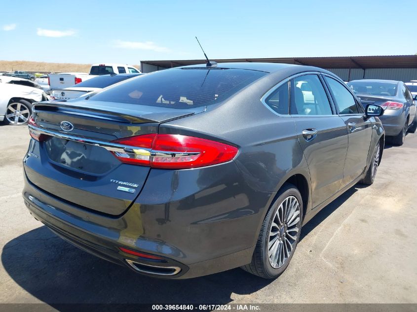 2018 Ford Fusion Titanium VIN: 3FA6P0D98JR197439 Lot: 39654840