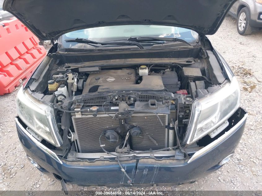 2015 Nissan Pathfinder Sl VIN: 5N1AR2MN8FC604331 Lot: 39654858