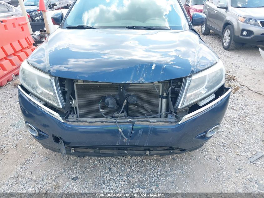 2015 Nissan Pathfinder Sl VIN: 5N1AR2MN8FC604331 Lot: 39654858