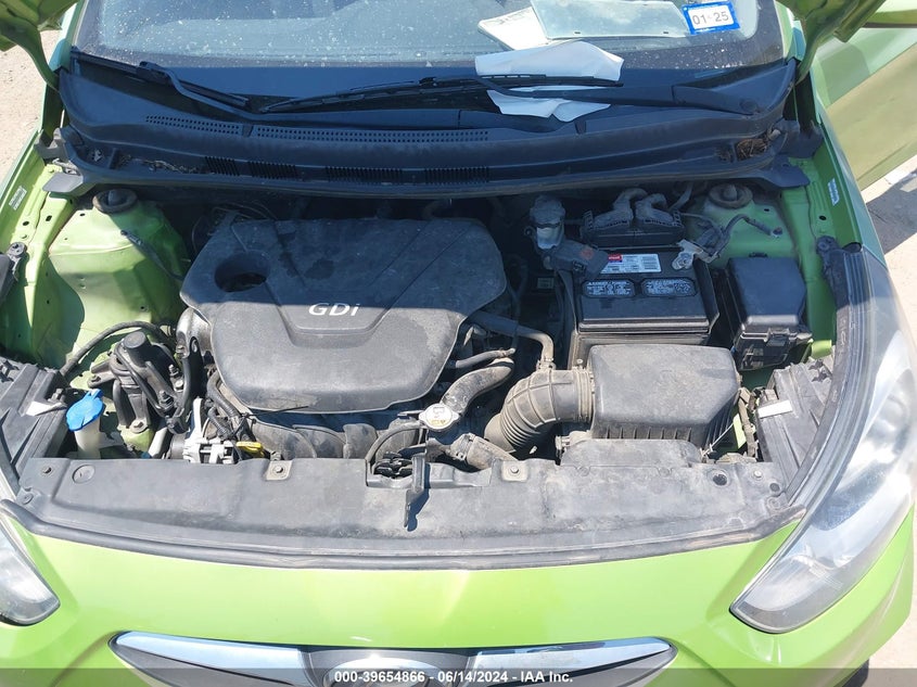 2012 Hyundai Accent Se VIN: KMHCU5AE0CU028172 Lot: 39654866