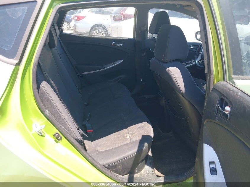 2012 Hyundai Accent Se VIN: KMHCU5AE0CU028172 Lot: 39654866