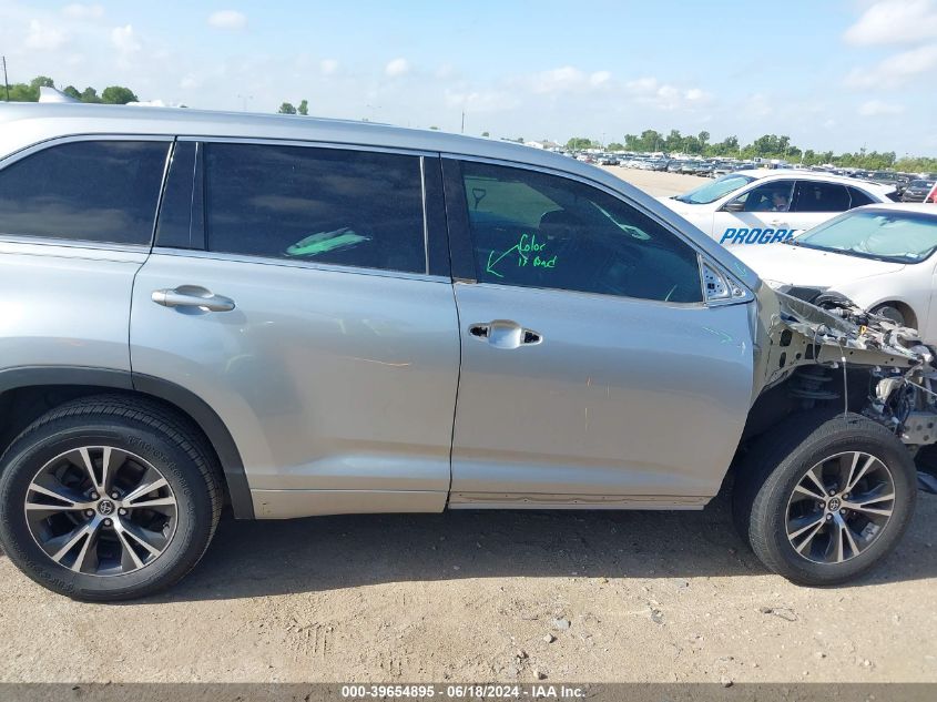 2018 Toyota Highlander Le Plus VIN: 5TDZZRFH1JS269492 Lot: 39654895