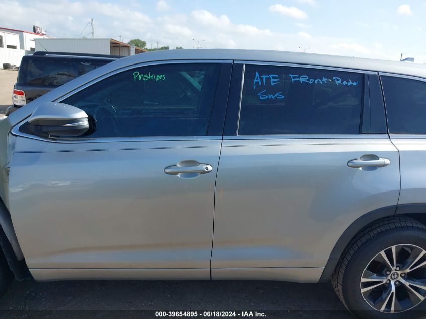 2018 Toyota Highlander Le Plus VIN: 5TDZZRFH1JS269492 Lot: 39654895
