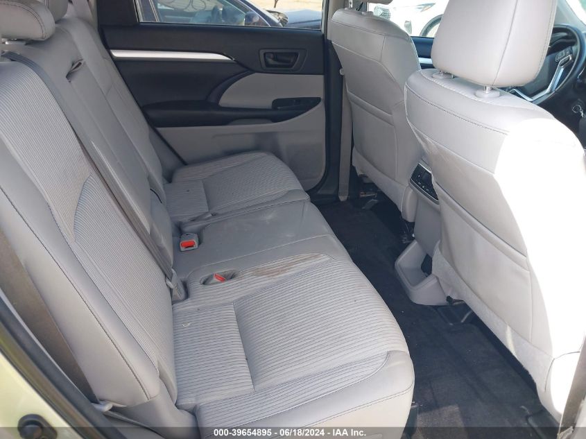 2018 Toyota Highlander Le Plus VIN: 5TDZZRFH1JS269492 Lot: 39654895