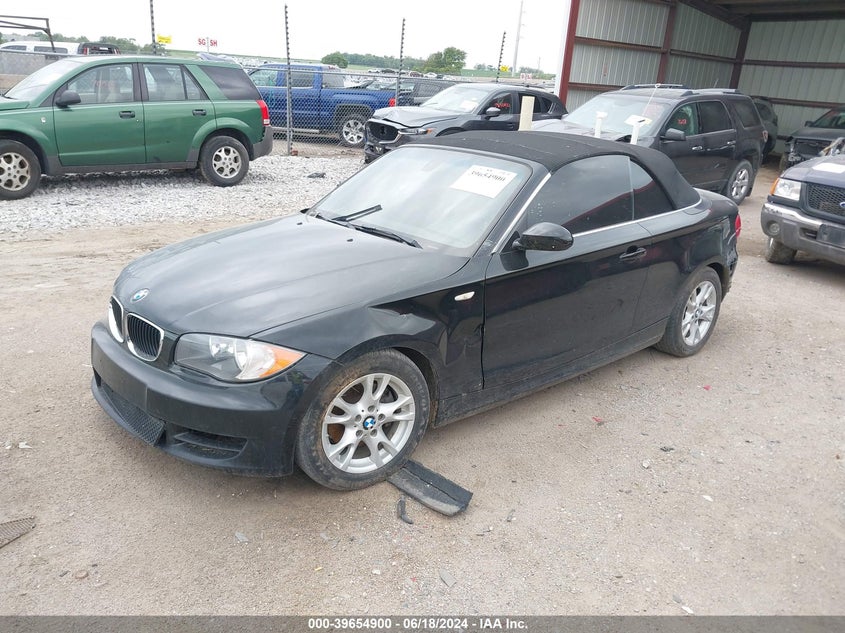 2009 BMW 128I VIN: WBAUL73509VJ75659 Lot: 39654900