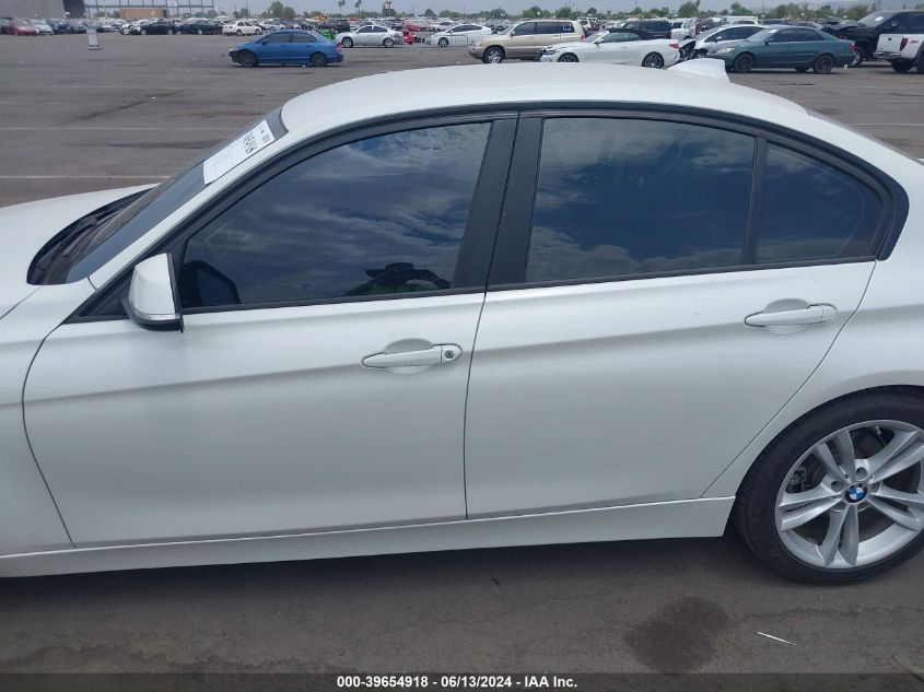 2016 BMW 320I VIN: WBA8A9C53GK615956 Lot: 39654918