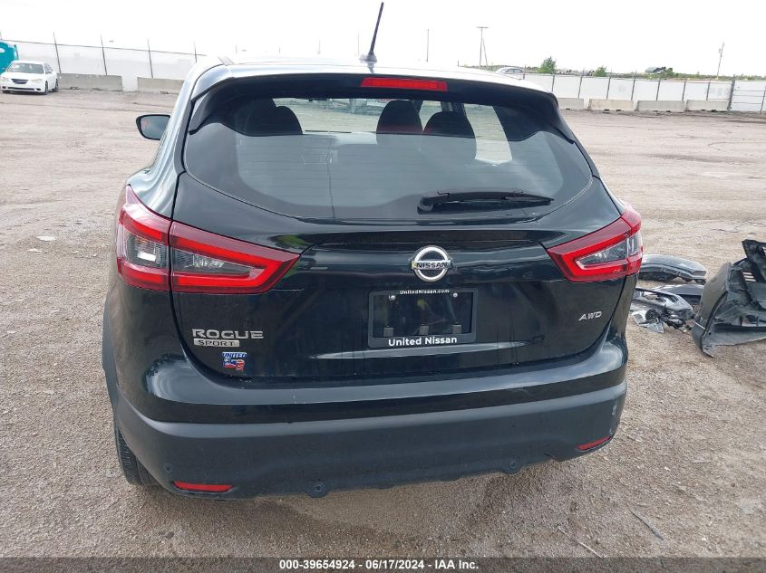 2022 Nissan Rogue Sport S Awd Xtronic Cvt VIN: JN1BJ1AW1NW681419 Lot: 39654924