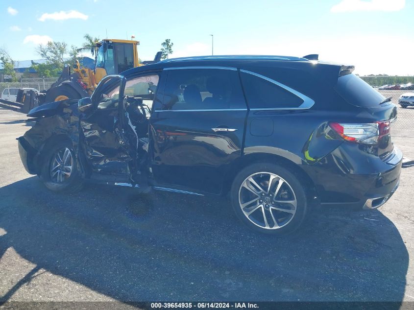 2018 Acura Mdx Advance Package VIN: 5J8YD3H82JL005222 Lot: 39654935
