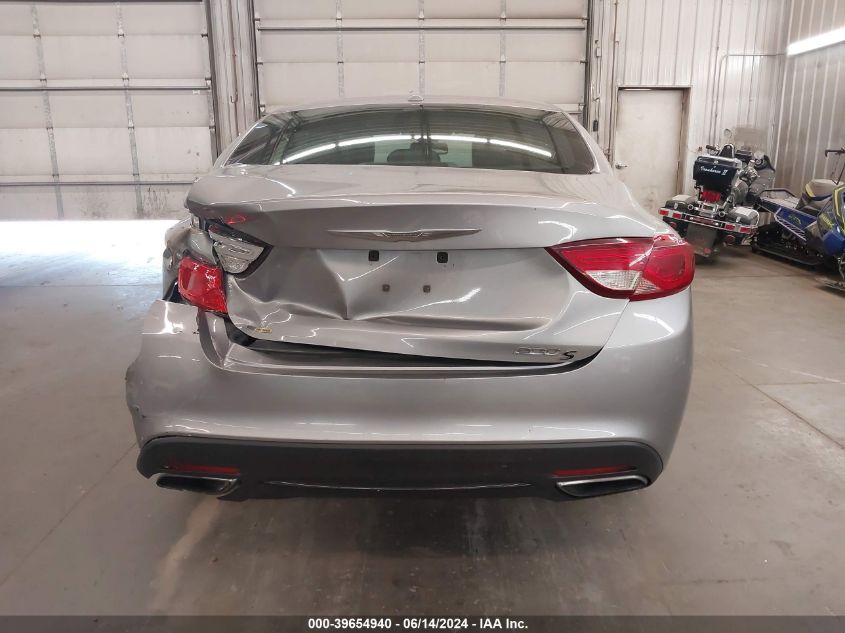 2015 Chrysler 200 S VIN: 1C3CCCBB1FN585143 Lot: 39654940