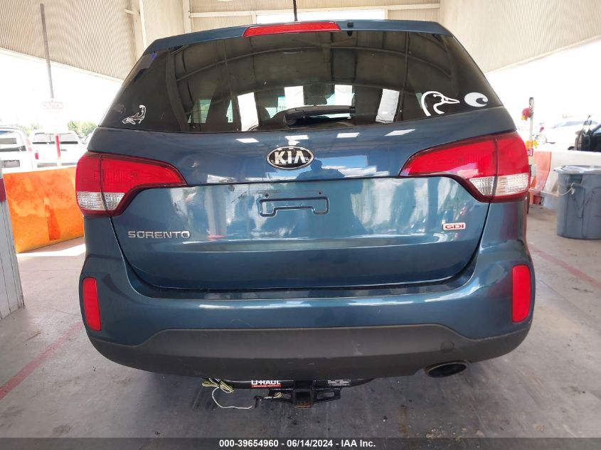 2015 Kia Sorento Lx VIN: 5XYKTCA69FG601012 Lot: 39654960