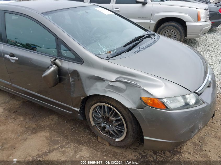 2008 Honda Civic Lx VIN: 2HGFA16518H303068 Lot: 39654977