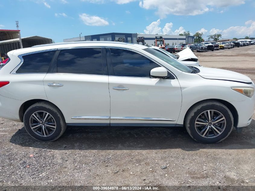 2013 Infiniti Jx35 VIN: 5N1AL0MN6DC308825 Lot: 39654978