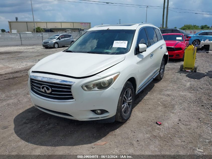 2013 Infiniti Jx35 VIN: 5N1AL0MN6DC308825 Lot: 39654978