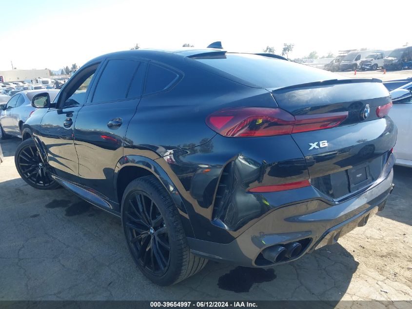 VIN 5UXCY6C06N9J47977 2022 BMW X6, Xdrive40I no.3