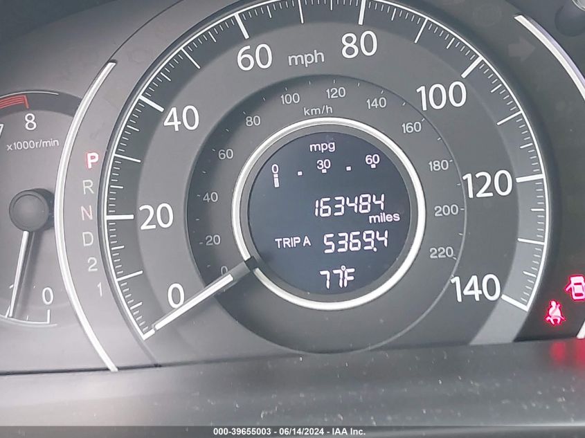 2014 Honda Cr-V Ex VIN: 2HKRM3H53EH530177 Lot: 39655003