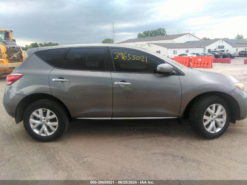 2013 Nissan Murano S VIN: JN8AZ1MU8DW201729 Lot: 39655021