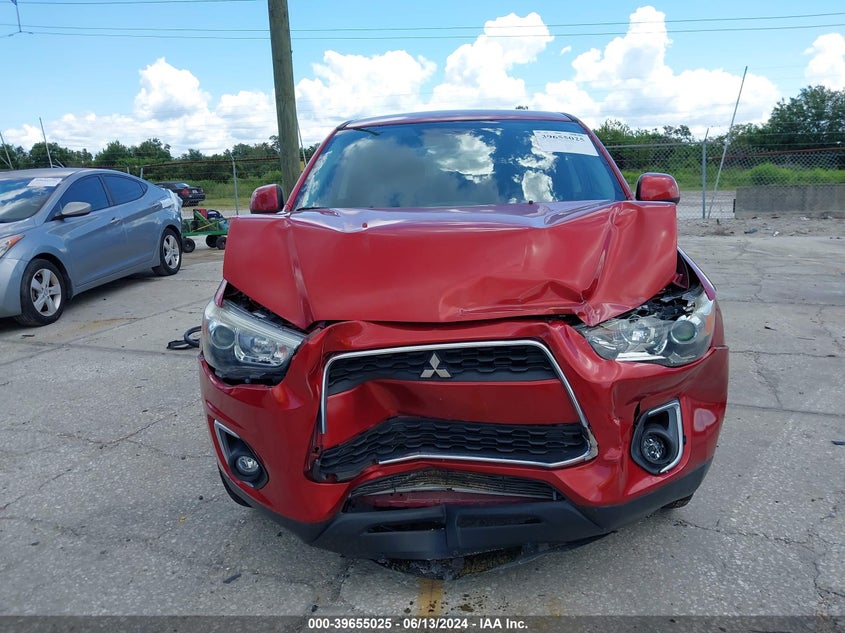 2015 Mitsubishi Outlander Sport Es VIN: 4A4AP3AU0FE056883 Lot: 39655025