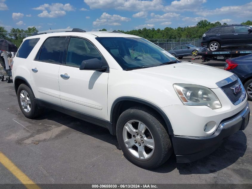 2011 GMC Acadia Sle VIN: 1GKKVPED9BJ381167 Lot: 39655030