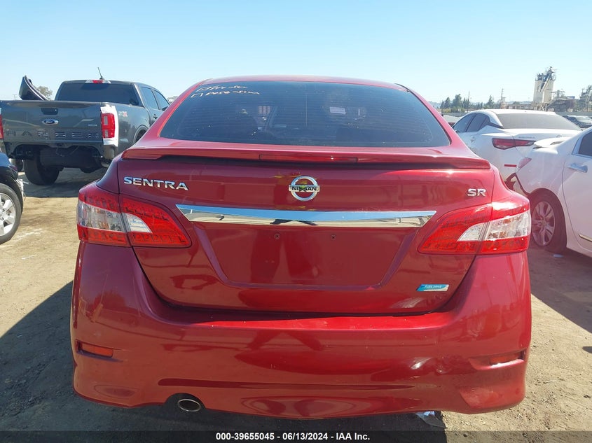 2014 Nissan Sentra Sr VIN: 3N1AB7AP1EY268574 Lot: 39655045