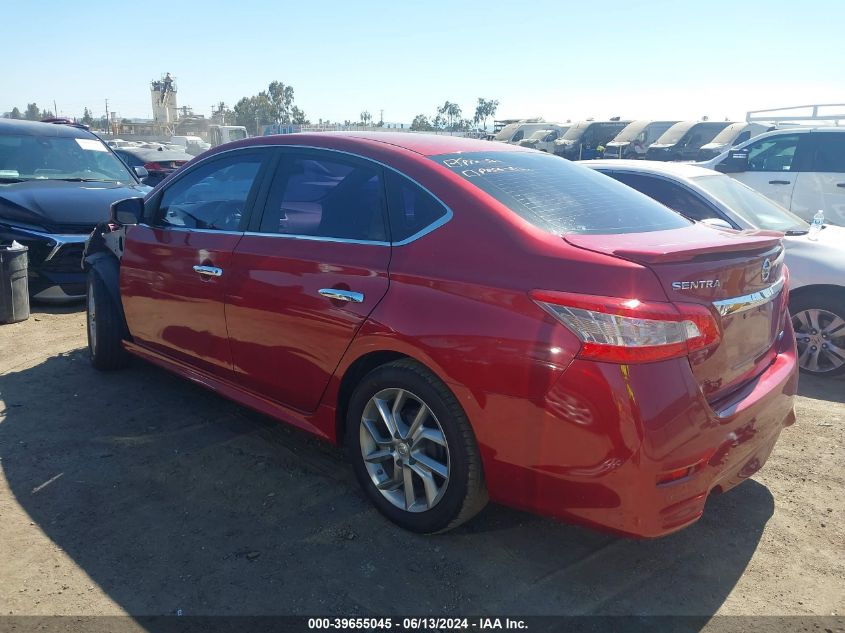 2014 Nissan Sentra Sr VIN: 3N1AB7AP1EY268574 Lot: 39655045