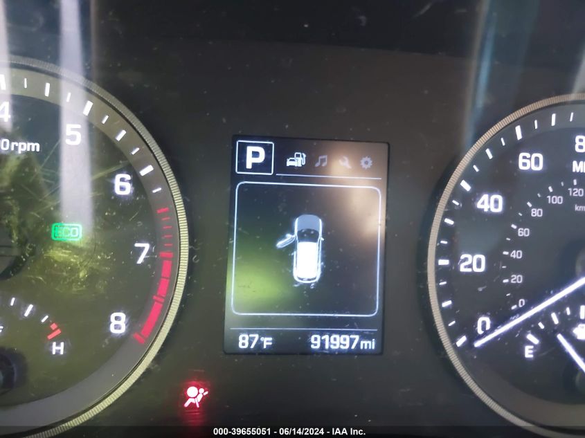 2016 Hyundai Tucson Sport VIN: KM8J33A27GU095426 Lot: 39655051