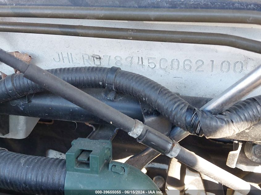 2005 Honda Cr-V Se VIN: JHLRD78945C062100 Lot: 39655055