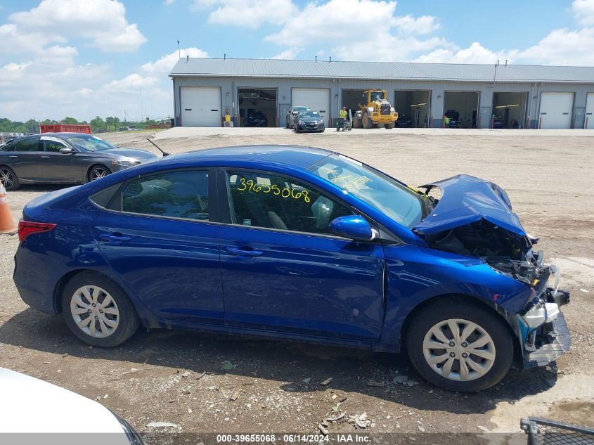 2020 Hyundai Accent Se VIN: 3KPC24A6XLE092960 Lot: 39655068